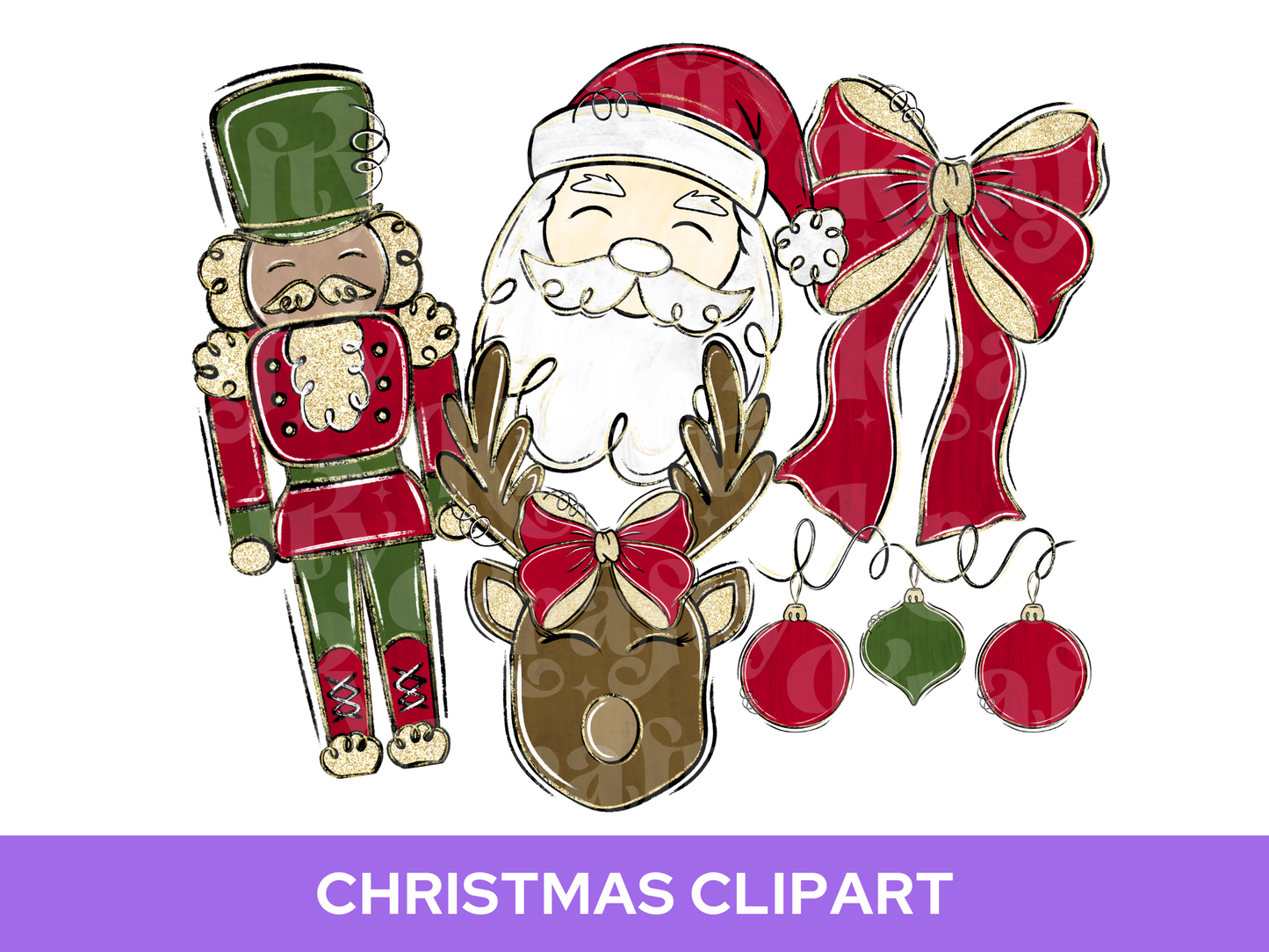 Christmas Clipart PNG Bundle