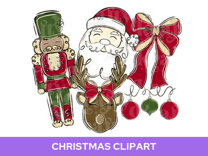Christmas Clipart PNG Bundle