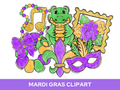 Mardi Gras Clipart Bundle