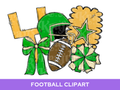Football Clipart PNG Bundle