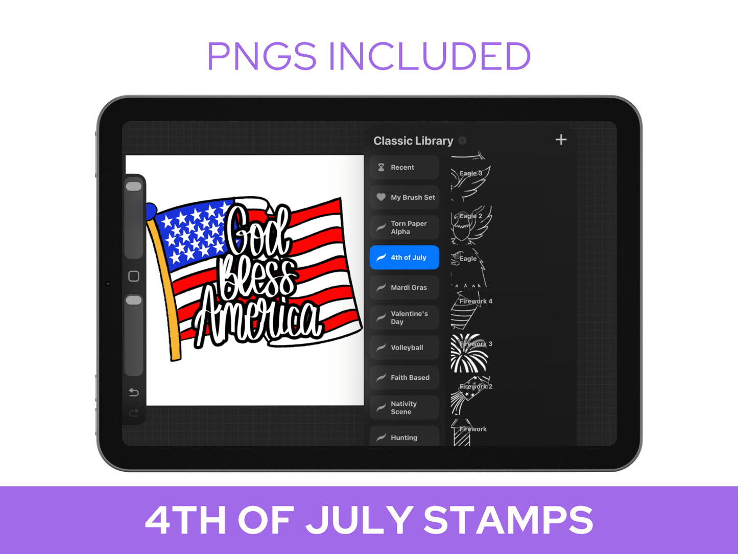 4th of July Stamps