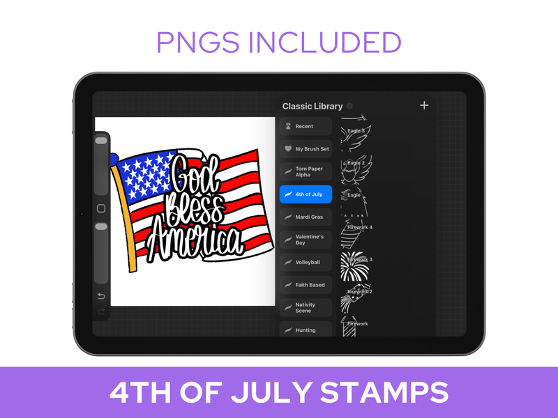 4th of July Stamps