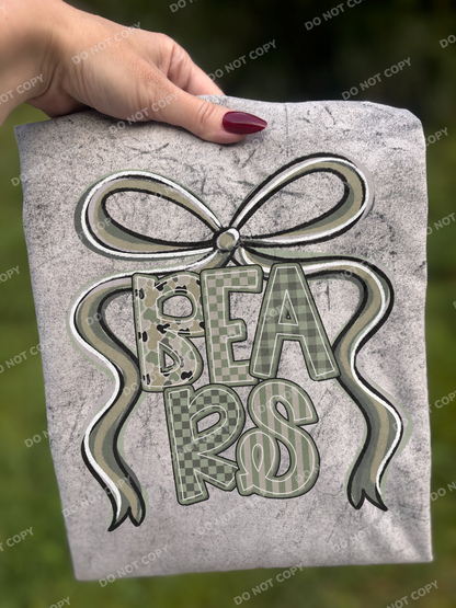 Preppy Camo Bears Mascot