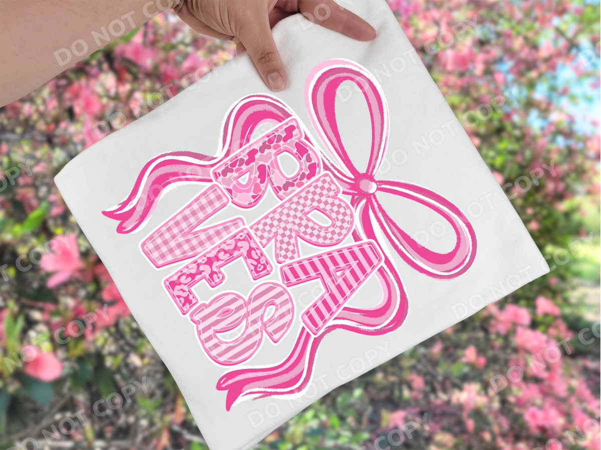 Pink Camo Braves Mascot