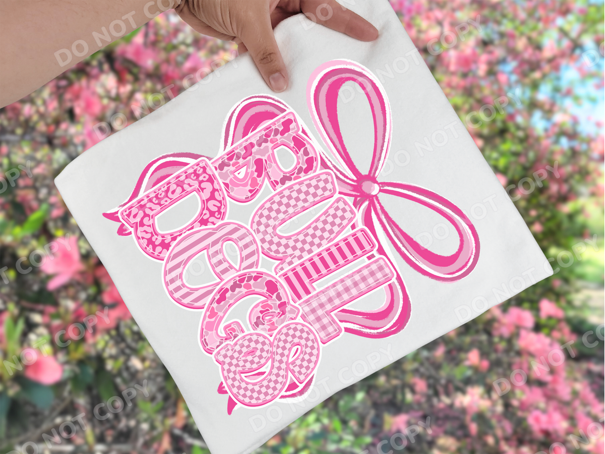Pink Camo Bulldogs Mascot