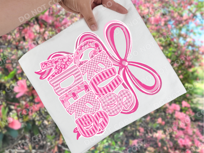 Pink Camo Crusaders Mascot