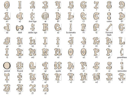 Valentine PNG Alphabet Set, Cow Print Grunge Doodle Letters (Digital Design)