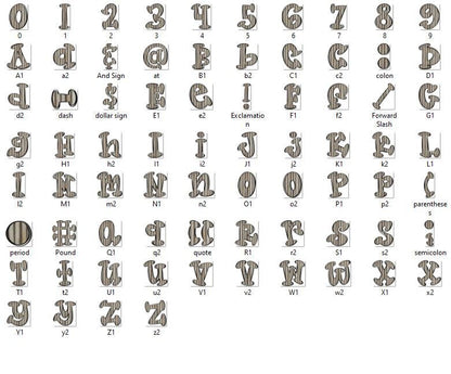 Valentine PNG Alphabet Set, Cow Print Grunge Doodle Letters (Digital Design)