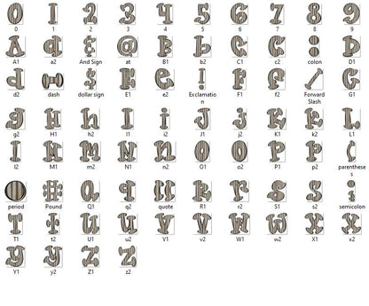 Valentine PNG Alphabet Set, Cow Print Grunge Doodle Letters (Digital Design)