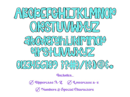 Lace Doodle Letter Set: Floral Alphabet Clipart (Digital File)