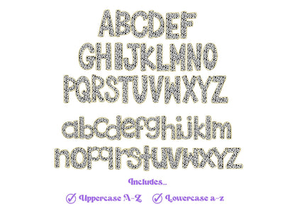 St. Patrick's Day Doodle Letters PNG: Clover Alphabet Set (Digital File)