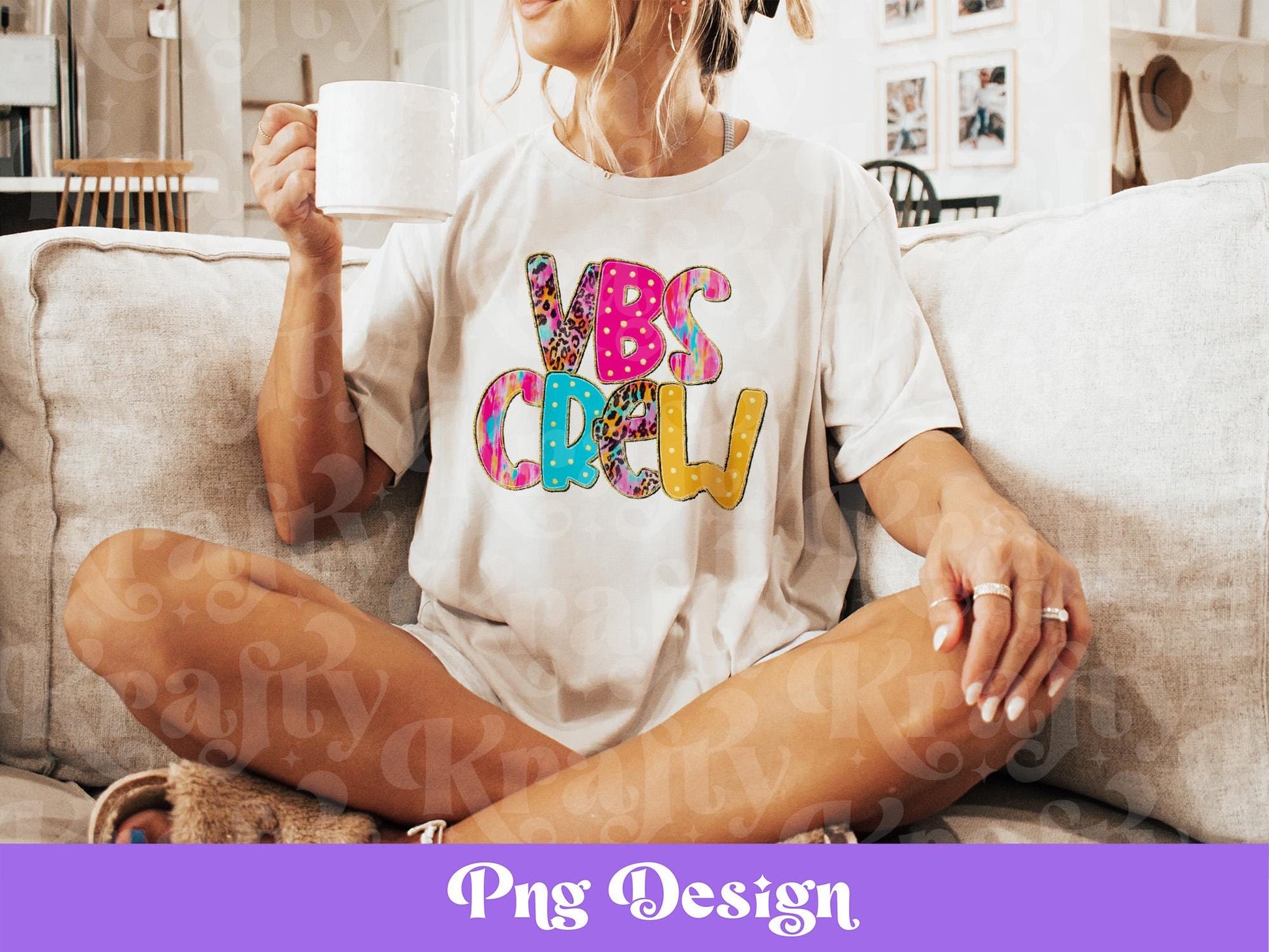 VBS Crew PNG: Preppy Dalmatian Design (Digital File)