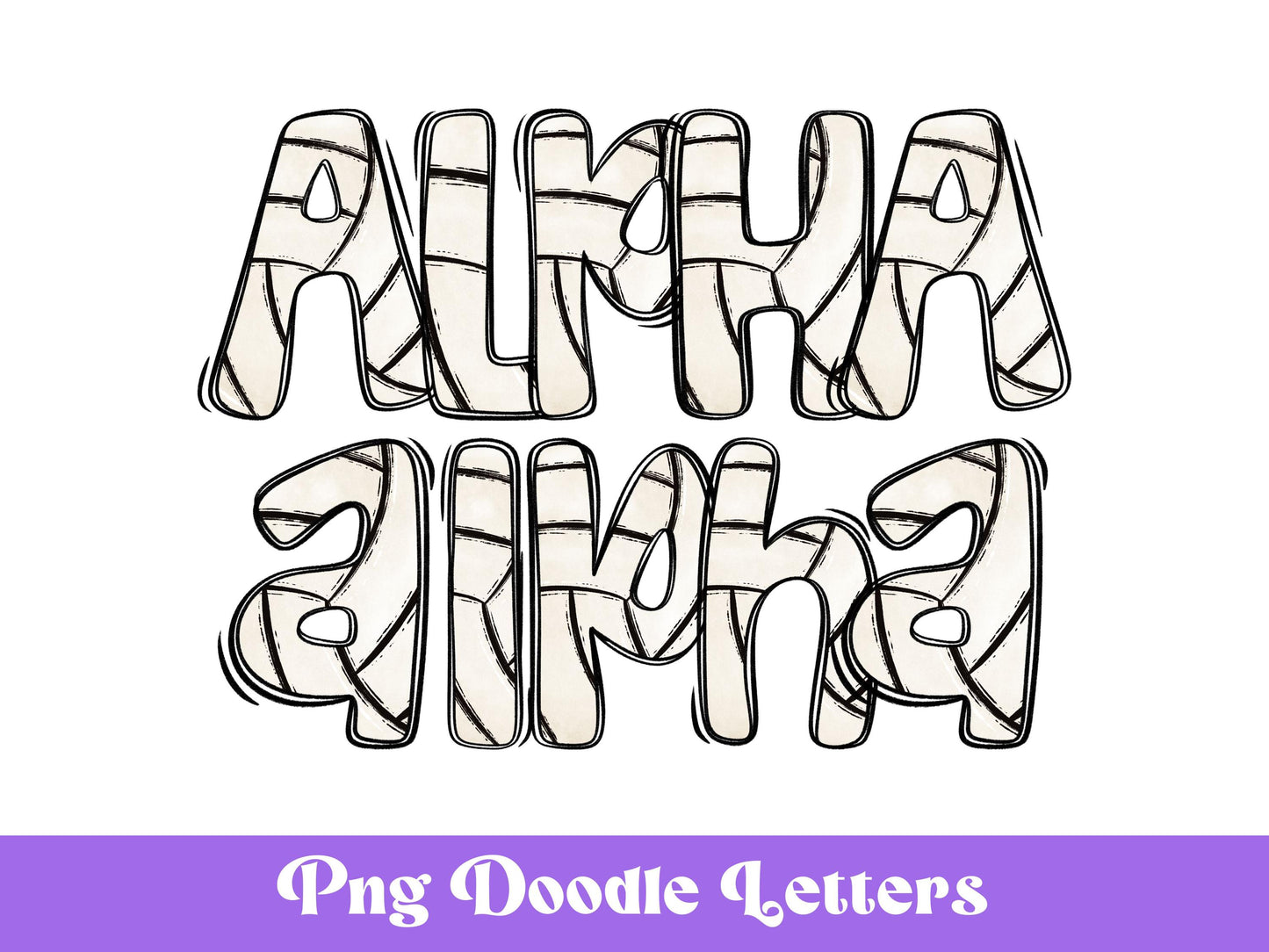 Volleyball Doodle Alphabet Clipart: Sports PNG Letters (Digital File)