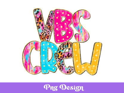 VBS Crew PNG: Preppy Dalmatian Design (Digital File)