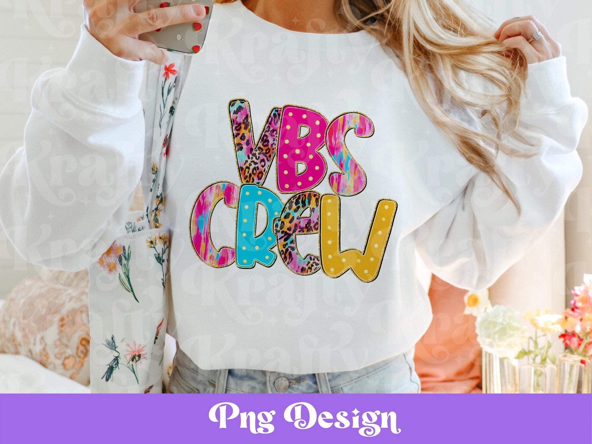 VBS Crew PNG: Preppy Dalmatian Design (Digital File)