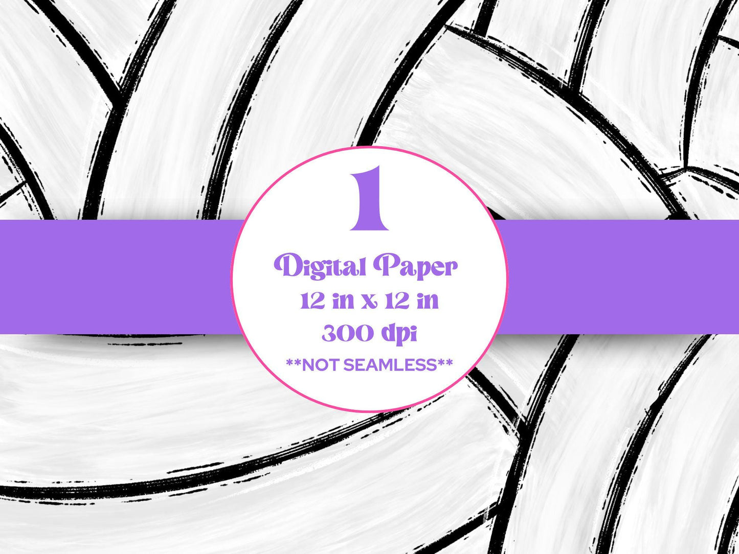 Volleyball Brush Strokes Digital Paper: School Spirit Background (Digital Download)