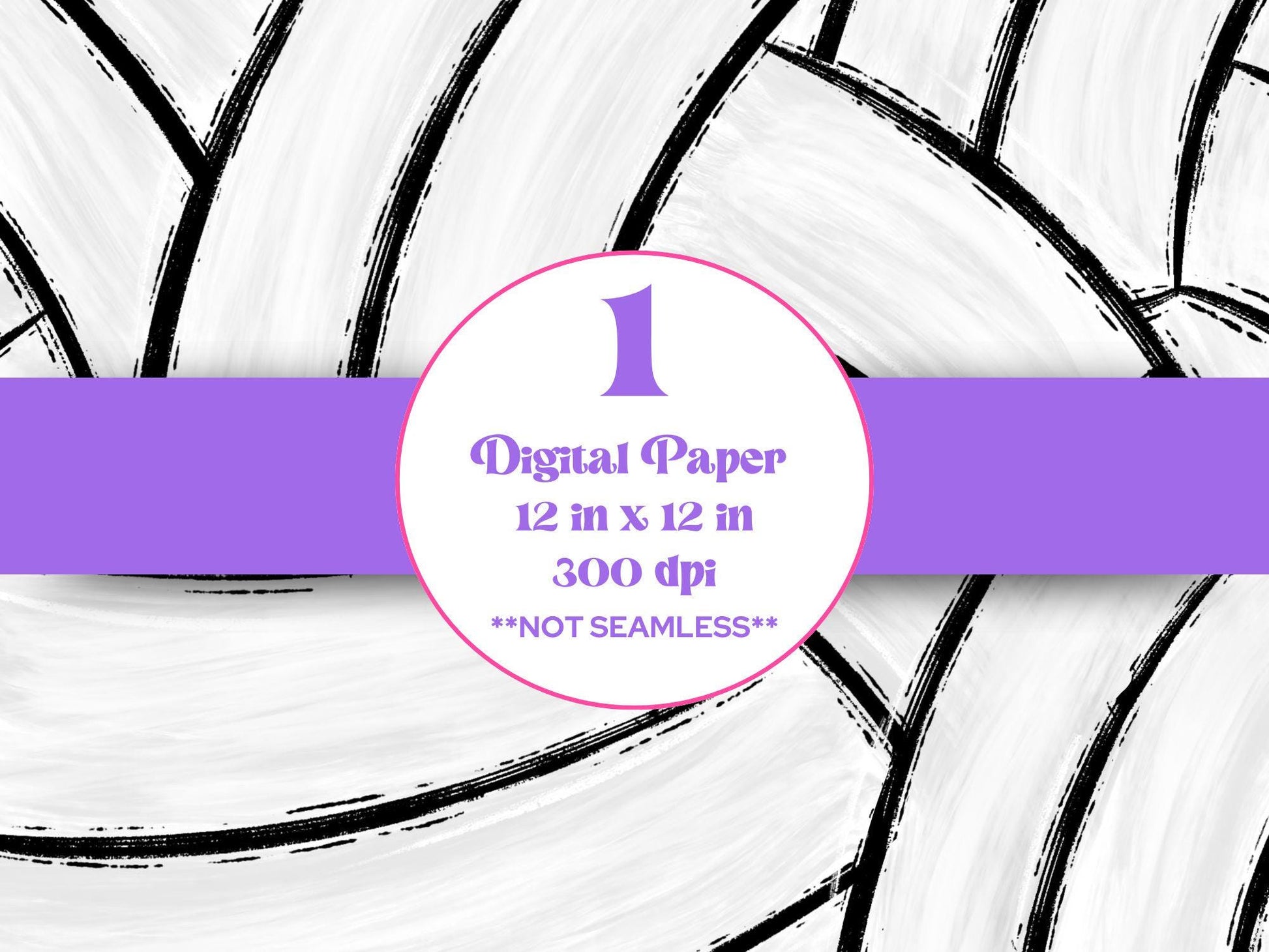 Volleyball Brush Strokes Digital Paper: School Spirit Background (Digital Download)