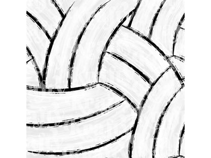 Volleyball Brush Strokes Digital Paper: School Spirit Background (Digital Download)