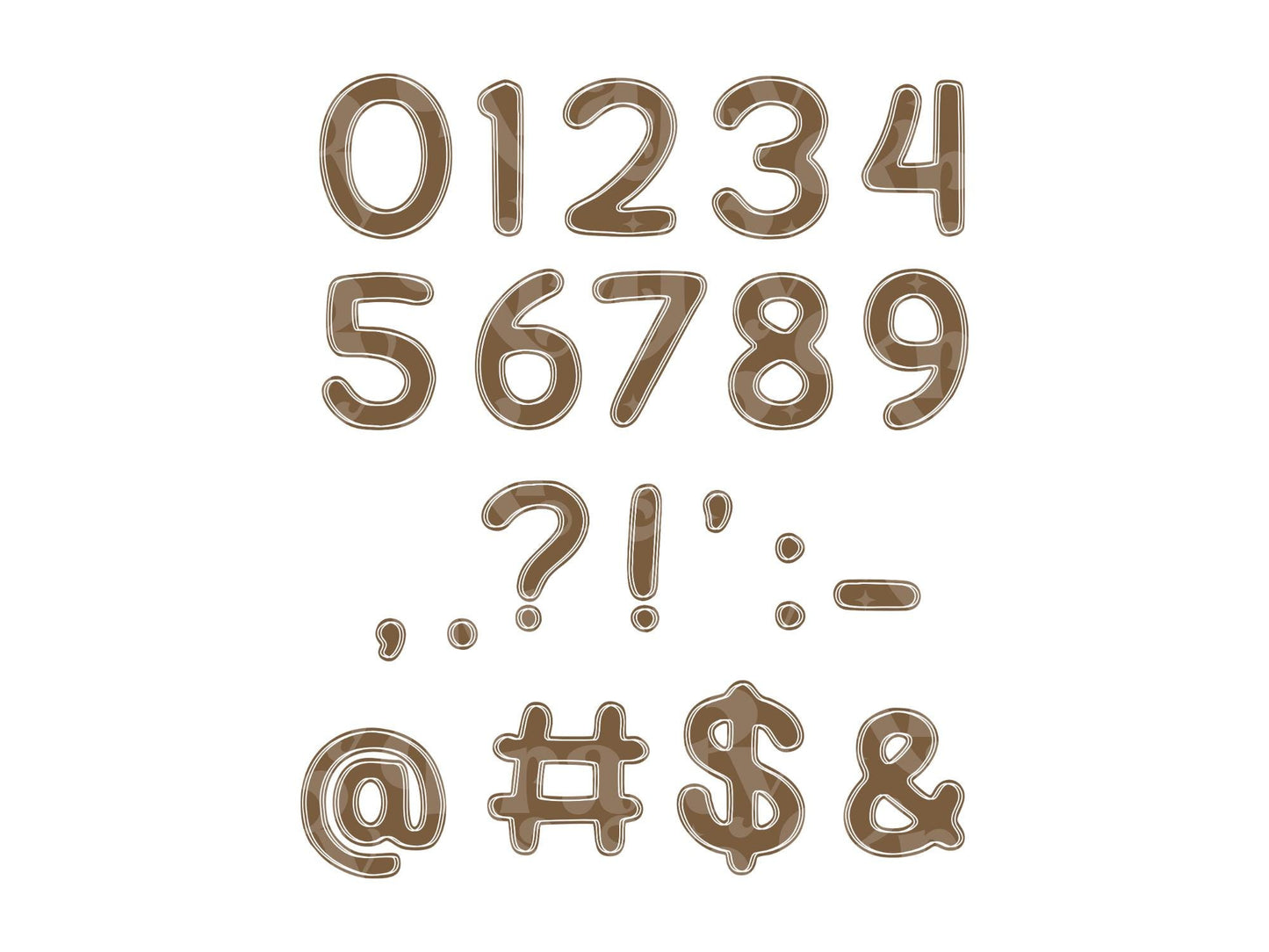 Hand Drawn Alphabet Sublimation Letters: Commercial Use Alpha Sets