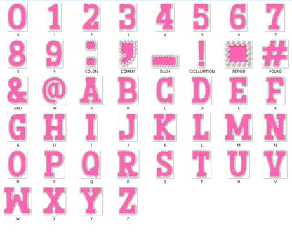 Pearl Alphabet Clipart: Hand-Drawn Doodle Letter Set (Digital File)