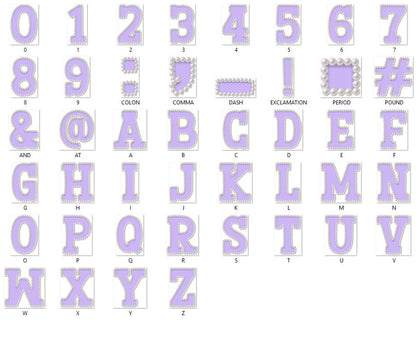 Pearl Alphabet Clipart: Hand-Drawn Doodle Letter Set (Digital File)