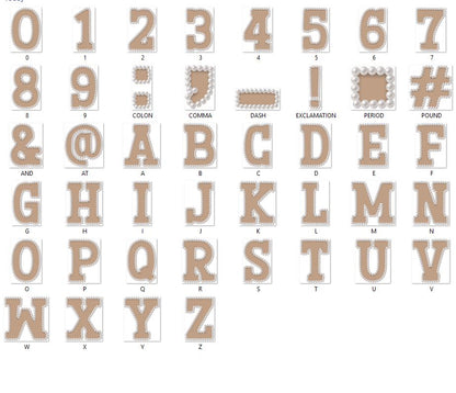 Pearl Alphabet Clipart: Hand-Drawn Doodle Letter Set (Digital File, PNG, Commercial Use Allowed)