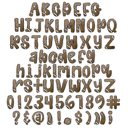 Football Stitches Alphabet Clipart: Game Day Sports Letters (PNG Digital File)