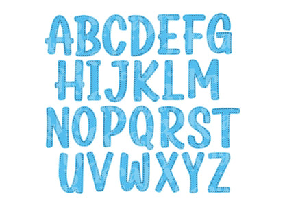 Patchwork Alphabet Sublimation Letters: Commercial Use Alpha Sets