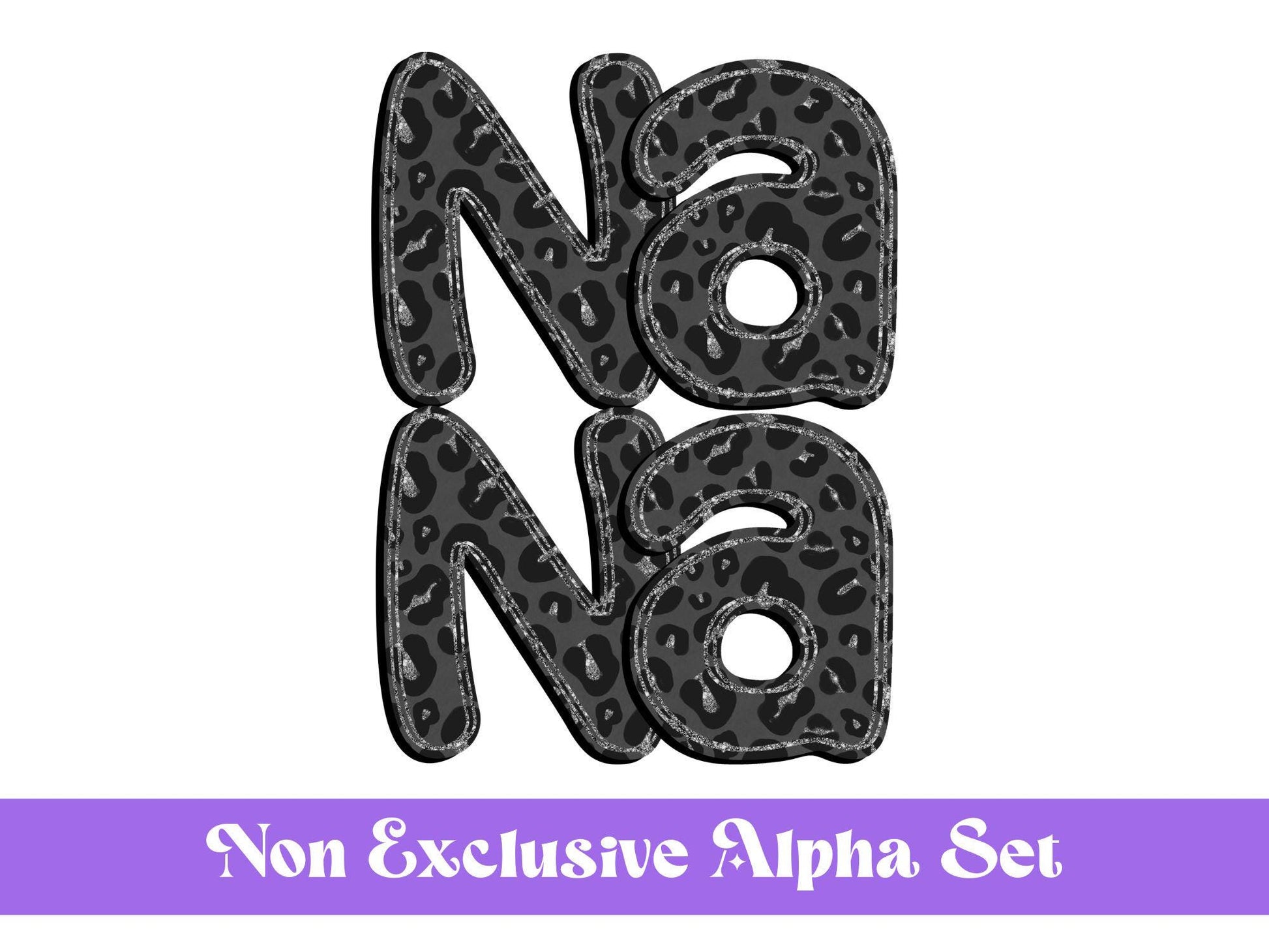 Hand Drawn Alphabet Sublimation Letters: Commercial Use Alpha Sets