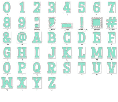 Pearl Alphabet Clipart: Hand-Drawn Doodle Letter Set (Digital File, PNG, Commercial Use Allowed)