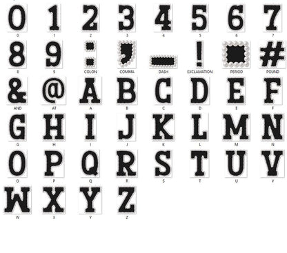 Pearl Alphabet Clipart: Hand-Drawn Doodle Letter Set (Digital File, PNG, Commercial Use Allowed)