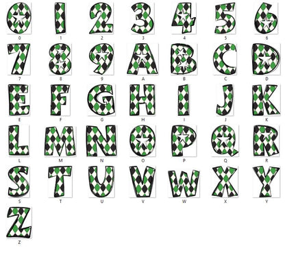 Doodle Alphabet Clipart: Star Alpha Set, Hand Drawn Letters (PNG Digital File)