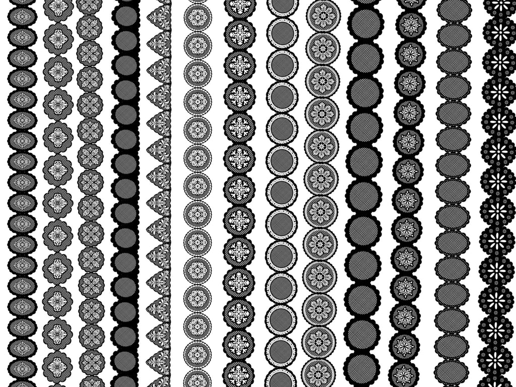 Lace Procreate Brush Set: Hand-Drawn Digital Design Bundle