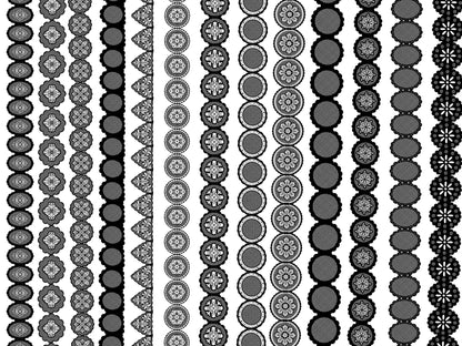 Lace Procreate Brush Set: Hand-Drawn Digital Design Bundle