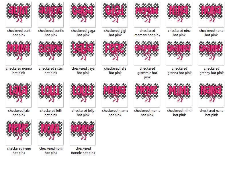 Checkered Pink Bow PNG Design Bundle: Coquette Graphics (Digital Download)