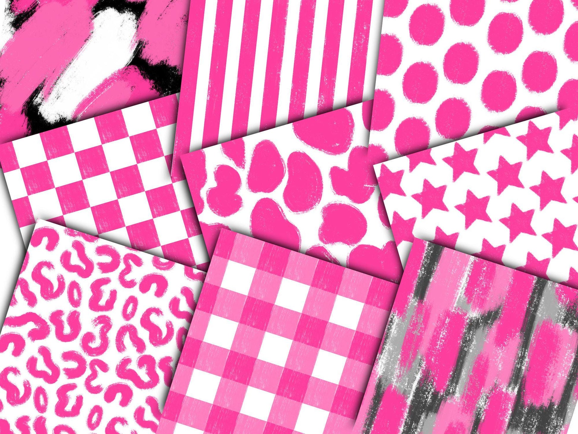 Digital Paper Layered Templates: & Photoshop, Commercial Use