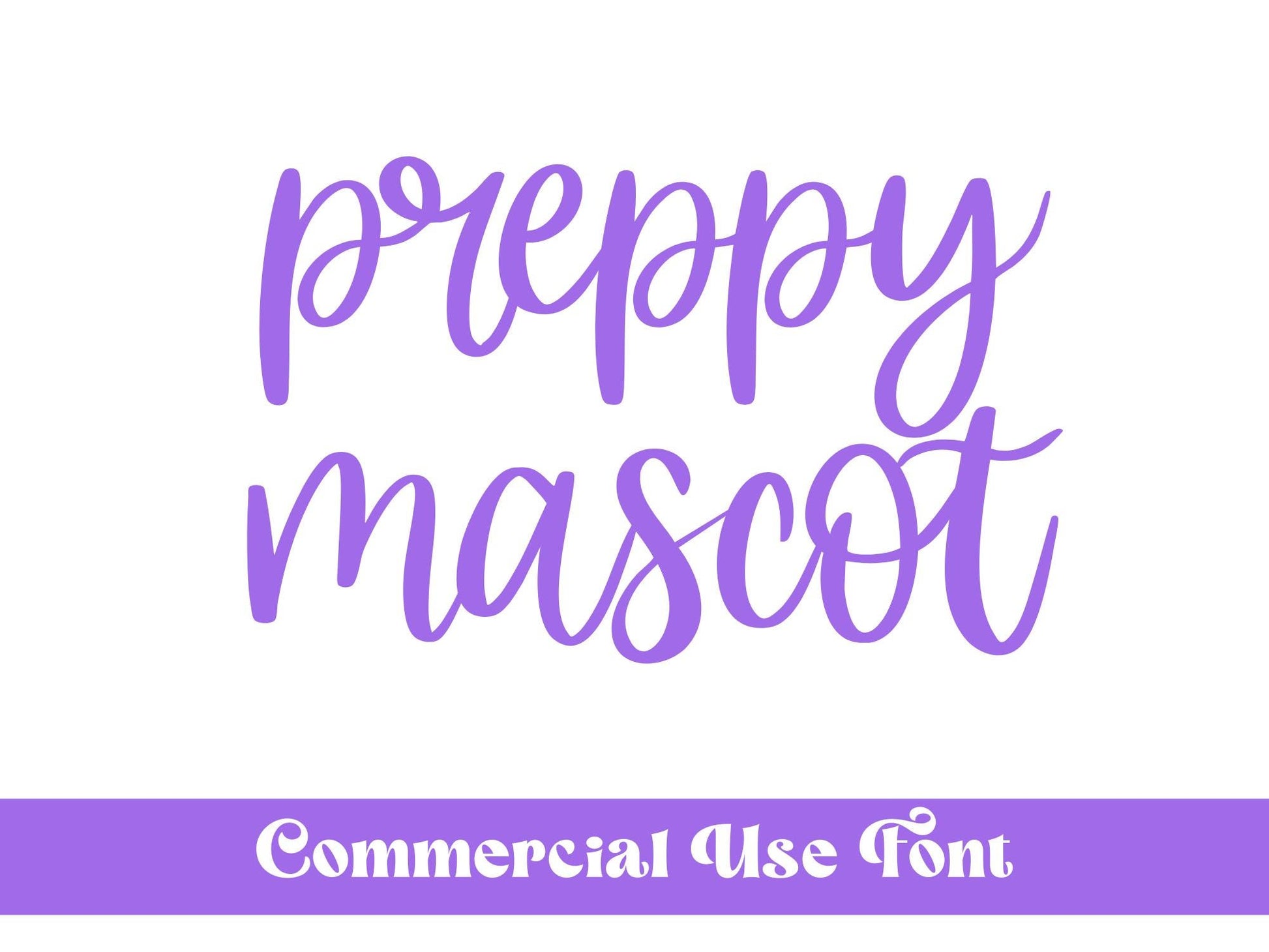 Preppy Script Font, Commercial Use, Font, Make Your Own Alpha Sets, Sublimation Letters, Hand Drawn, Cricut Font, OTF