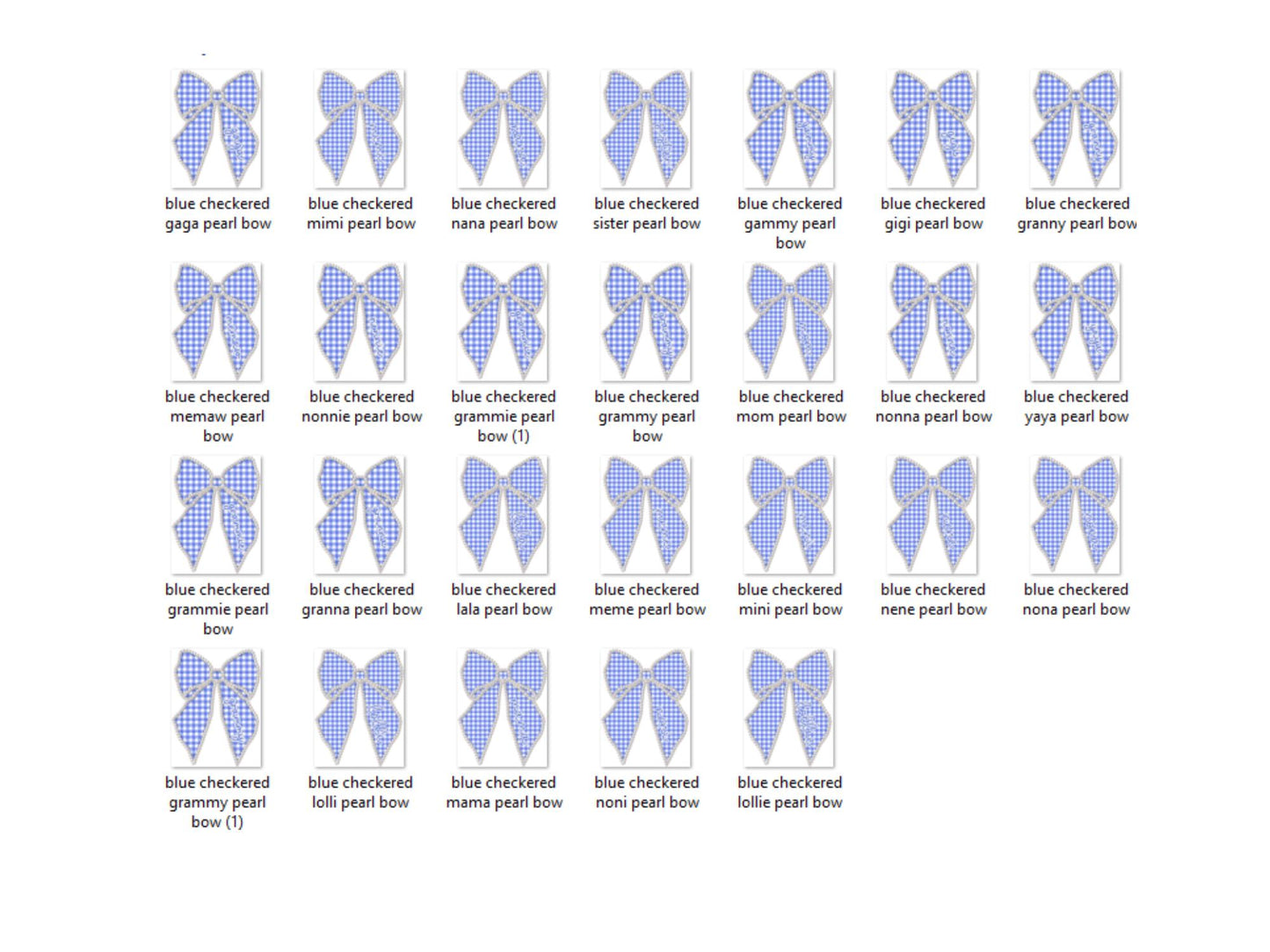 Pearl Coquette Bow PNG Bundle: Hand-Drawn Clipart (Digital Download