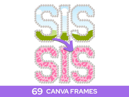 Pearl Frame Bundle: Hand-Drawn Clipart, Grandmillennial Design (Commercial Use PNG Design)