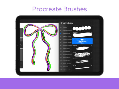 Paint & Script Brush Set: Commercial Use Digital Brush Bundle