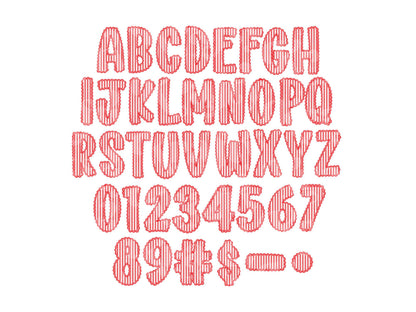 Christmas Seersucker Lace Alpha PNG Set, Alphabet Clipart, Hand Drawn Doodle Letters