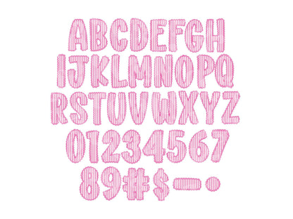 Christmas Seersucker Lace Alpha PNG Set, Alphabet Clipart, Hand Drawn Doodle Letters