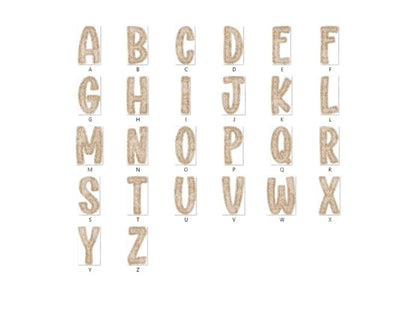 Christmas Alphabet PNG Set, Faux Yarn Alpha, Clipart, Hand Drawn Doodle Letters, Commercial Use