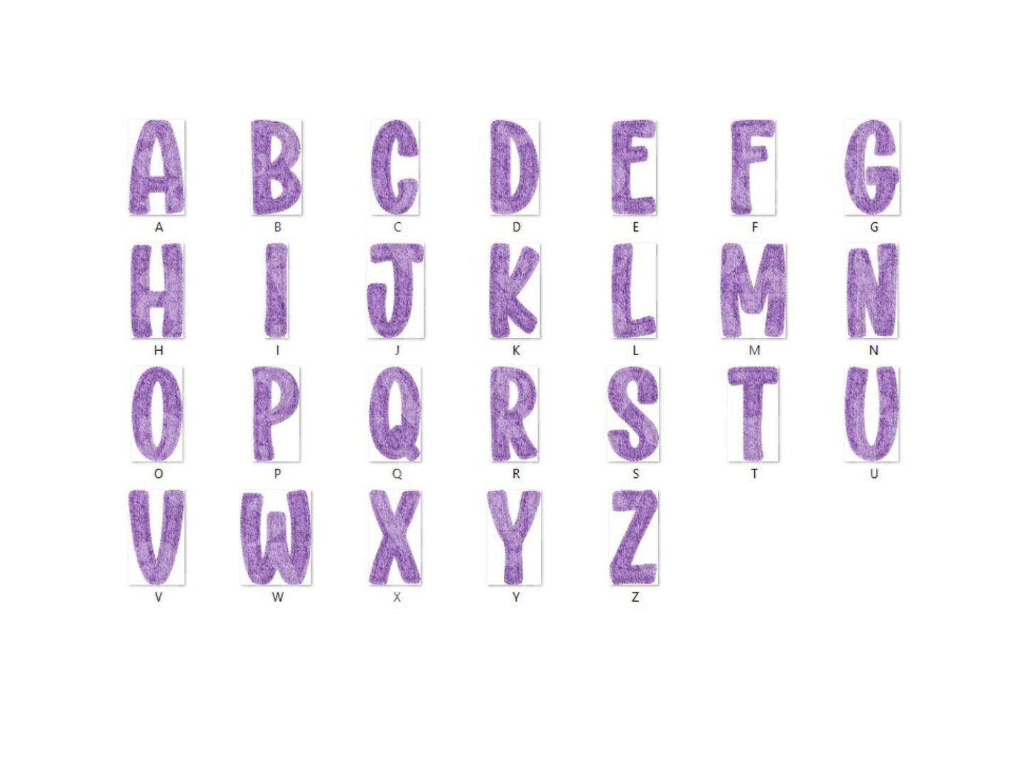 Christmas Alphabet PNG Bundle, Faux Yarn Alpha, Clipart, Hand Drawn Doodle Letters, Commercial Use