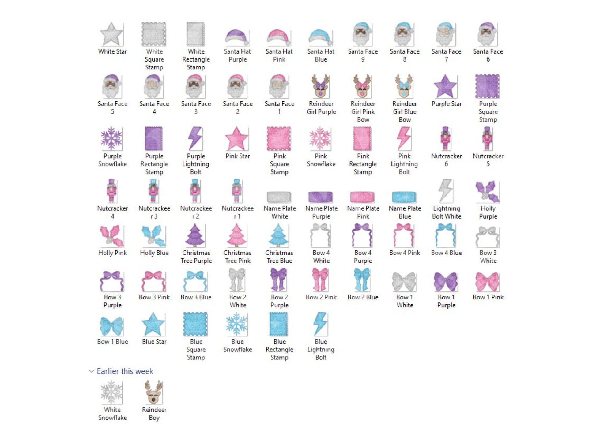 Christmas Alphabet PNG Bundle, Faux Yarn Alpha, Clipart, Hand Drawn Doodle Letters, Commercial Use