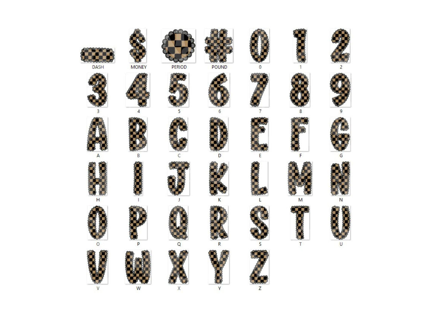 Lace Alpha PNG Set, Alphabet Clipart, Hand Drawn Doodle Letters