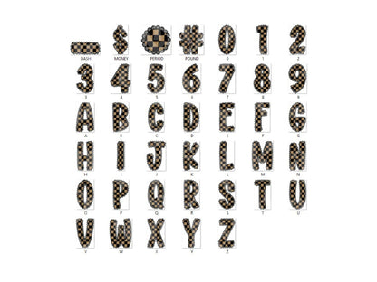 Lace Alpha PNG Set, Alphabet Clipart, Hand Drawn Doodle Letters