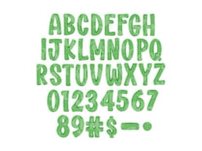 Mardi Gras Alphabet PNG Set, Faux Yarn Alpha, Letters Clipart, Commercial Use