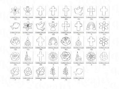 Christian Procreate Brush Stamps: Faith Based, Commercial Use (Digital Download)