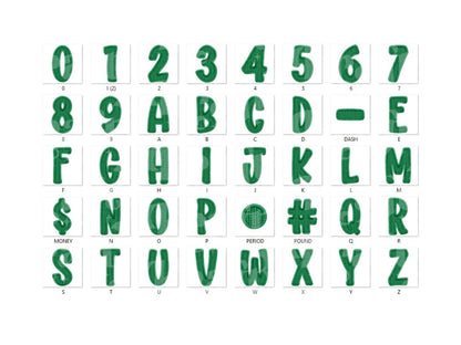 Christmas Alphabet PNG Set, Faux Yarn Alpha, Clipart, Hand Drawn Doodle Letters, Commercial Use